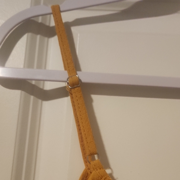 *NWT* Women's Umgee Mustard Lace Mini Dress Size Large - Picture 7 of 8